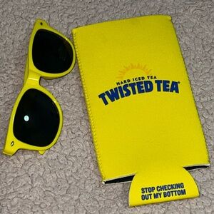 Twisted Tea Limited Edition Sunglasses and Can Cooler